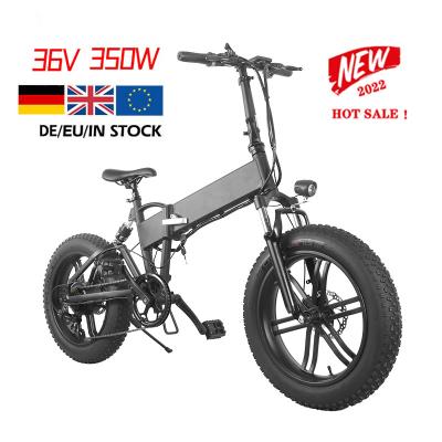 China Aluminum Alloy EU Warehouse Drop Shipping New Style 48V 500W Electric Bicycle 20 Inch 6061 Aluminum Alloy Foldable Electric Bike Wholesale for sale