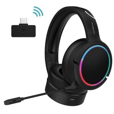 China Waterproof Design LED Lights 2.4ghz Wireless Gaming Headset With MiC For PS4 PC Xbox for sale