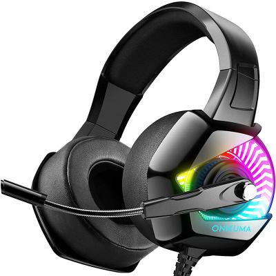 China PS4 Gaming Headset Wired G9000 LED Noise Canceling Headphones with Mic RGB Light for sale