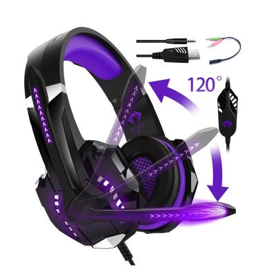 China NO Active Noise Cancelling PS5 PC Gaming Headphones Wired In-Line Audio Controls for sale