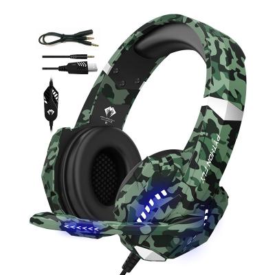 China Volume Control PS4 Over The Ear Headset Bengoo G9000 Pro LED Gaming Headphone With Mic for sale