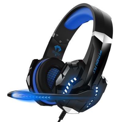 China Free Shipping Gaming Headphone Headset With Mic LED Light And In Line Audio Controls for sale