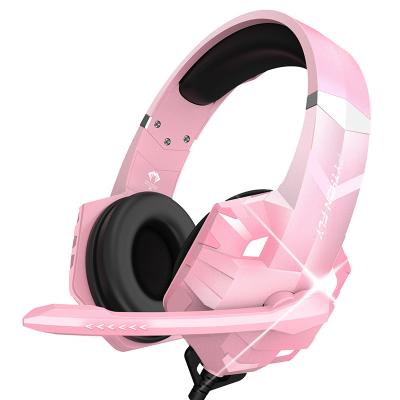 China AAC Codecs Boys Girls Wired Gaming Headphones With Mic Light RGB For XBOX PC for sale