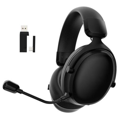 China 2.4G 7.1 Wireless Gaming Headphones With Flip Mic , Custom Wireless Gaming Earphones for sale