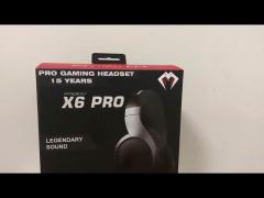 7.1 Surround Sound Wireless Gaming Headset 2.4 G With Removable Microphone For PC