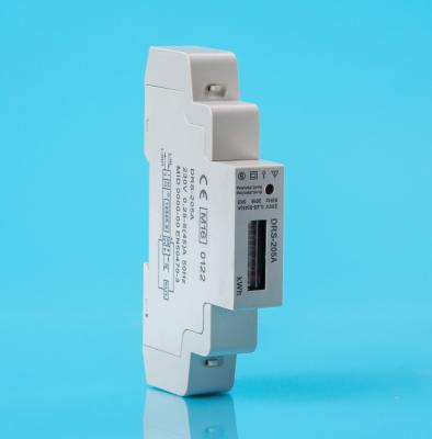 China MI Approved Single Phase DIN Rail Energy Meter For European Market DRS-205A for sale