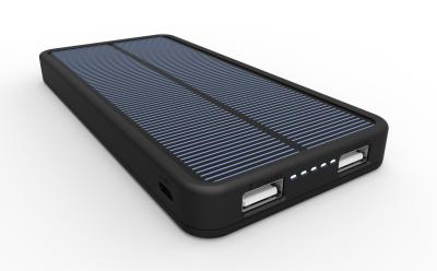 China 8000mAh Portable Solar Power Bank with Multi-Function 32 Bright LED Lights for sale