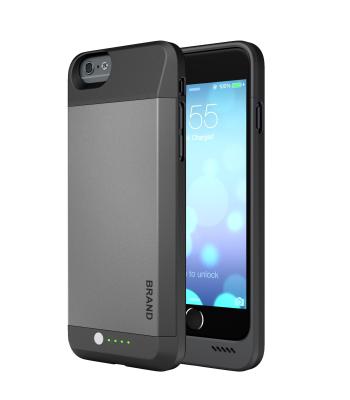 China MFI iPhone6 Li-polymer Cell Backup Battery Case 3050mAh With LED Indicator for sale