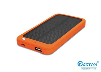 China Mobile phone Lithium Polymer Solar Power Charger / Powerbank 5000 mAh for sale