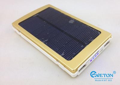 China Cargador USB portátil universal dual 8000mAh de la energía solar de la alta capacidad del USB en venta