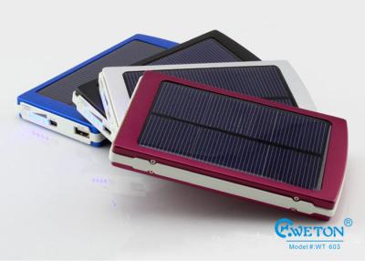 China 2A Fast Charging Backup Slim Portable Solar Power Bank 8000m Ah for sale