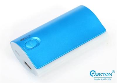 China Blue Multi Function Mobile Portable Backup Power Bank With Lighting Lantern 6000mAh for sale