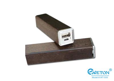 China 3000mAh Portable Wooden Power Bank , Gift Power Bank With 5V 1A Output for sale