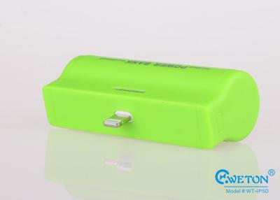 China Mini Green 3000 mAh  iPhone 5S / iPhone 5C Backup Battery Power station for sale