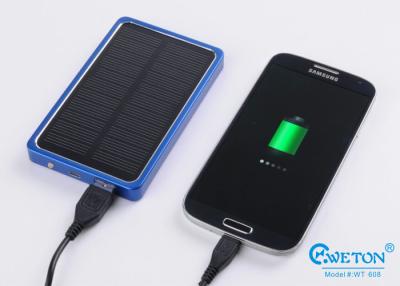 China Emergency Charger 4000mAh Portable Solar Power Bank , solar power phone charger for sale