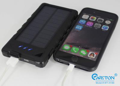 China 8000 mAh Dual USB Portable Solar Panel Power Bank For iPhone 6 iPhone 5 iPad for sale