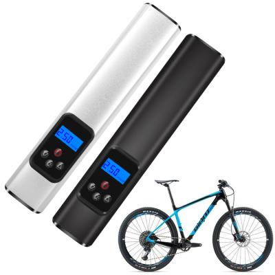 China With LED Lighting Digital Screen 6000mah Battery Operated Cordless Inflatable Bicycle Pump Automatic Bike Tire Inflator for sale