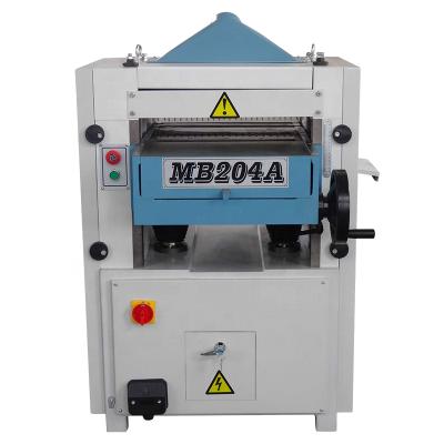 China High quality building material stores MB204A double side thicknesser 400mm width thicknesser with spiral blades for sale