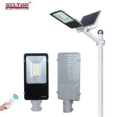 China ROAD ALLTOP wholesale waterproof outdoor aluminum smd ip65 100w led solar street light for sale