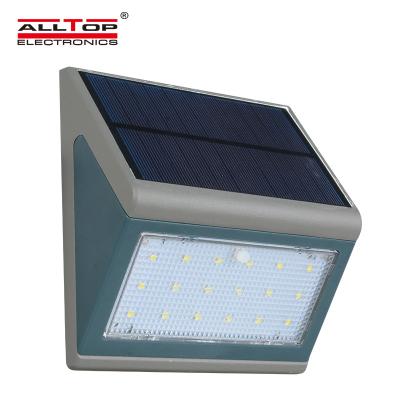 China Outdoor smd 3 packs high quality tempered glass sensor security wall lamp 5 watt solar led wall lamp for sale