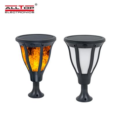 China ALLTOP Solar Garden Torch Flame Torch Flashes Street Light Sold Lawn Lamp Outdoor Landscape Led Solar Wall Light for sale