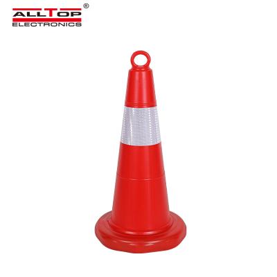 China High Quality Products PE Road Safety PE ALLTOP Red Road Traffic Cone 300*720mm for sale