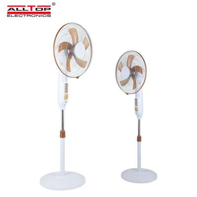 China ALLTOP New Arrival 24w Adjustable Height Commercial Speed ​​Home Electric 16 Inch Rechargeable Solar Stand Fan for sale