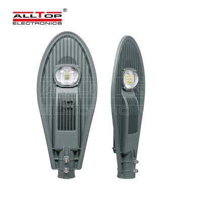 China ROAD high efficiency IP65 aluminum body with glass lens 50 W led street light for sale