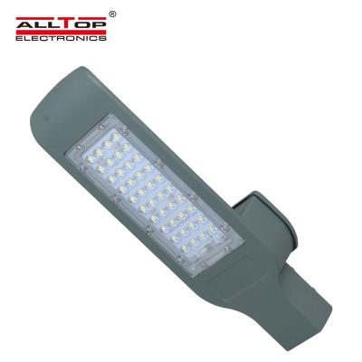 China ROAD ALLTOP High Bright Ip65 Outdoor Energy Saving 40w Waterproof All In One Solar LED Street Lights for sale