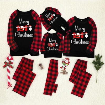 China 2021 QUICK DRY Mama and Me Shirts Pants Clothes Pajamas Set Family Christmas Matching Outfit for sale