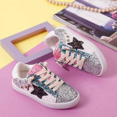 China 2022 Wholesale Children Girl Stars Sequins Other Zipper Out The Door Sneakers Baby Kids Sneakers Boys for sale