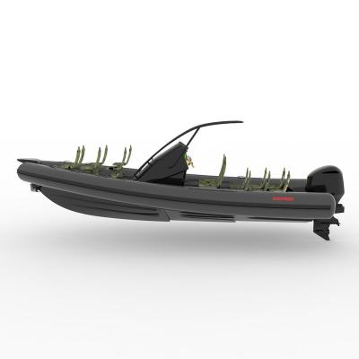 China Aluminum Chinese 5083 alloy bottom fishing boat rib inflatable boat aluminum hull for sale