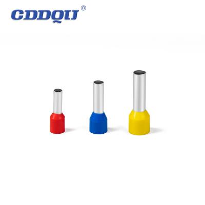 China E1508 Copper Nylon Insulated Cord End Terminal , Factory Supply Wire Crimp Terminal Connector for sale