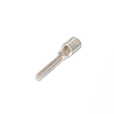 China Copper Non Insulated Pin Terminals PTN For Quick Crimp Electrical Terminal Connectors for sale