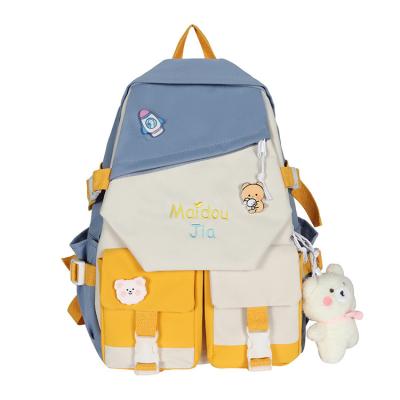 China Other Nylon Backpack Waterproof Backpack For Girls School Bag Cute Teenage Student Travel Bookbag for sale