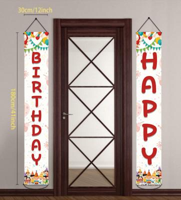 China Wholesale Price Happy Birthday Party Flexy PVC Vinyl Theft Wind-Resistant Banner for sale