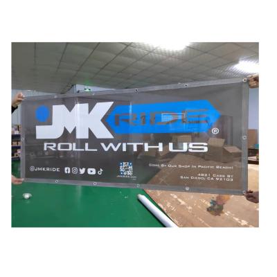 China Wind-resistant and waterproof custom design printing hanging fence vinyl mesh banner for sale