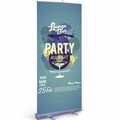 China Cheap Price Trade Show Display Hanging Aluminum Banner Stand Advertising for sale