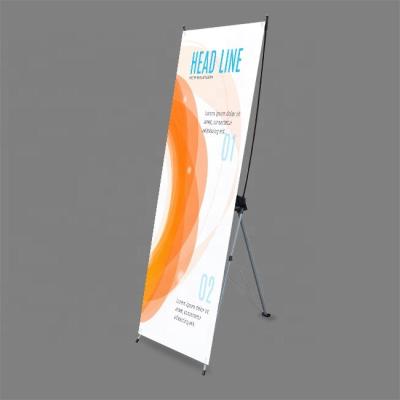 China Hanging Economic Adjustable X Banner Stand Display X Detachable Banner For Exhibition for sale