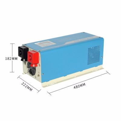 China 24v 12v Home Inverter Solar PV Inverter to 347*482*88mm Rack 15kw Single Phase AC Inverter for sale