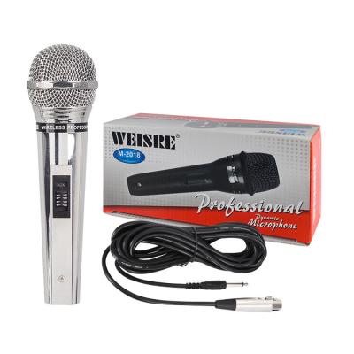 China Hot Sale Microphone Professional Handheld Studio Recording Microphone Wired Microphone for sale