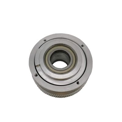 China CNC Lathe Machine Rotating Machining Flange Spindel Motor Shaft Machinery Car Aluminum Spare Parts for sale