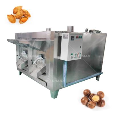 China Stainless Steel Dry Chickpea Peanut Coffee Bean Roaster Drum Machine for Snack Food for sale