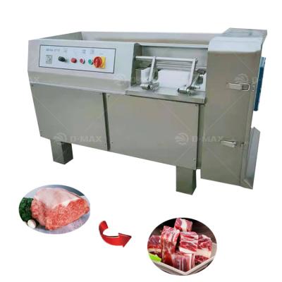 China 270 KG Meat Cube Dice Cutting Machine for Frozen Chicken and Fish Meat Processing for sale