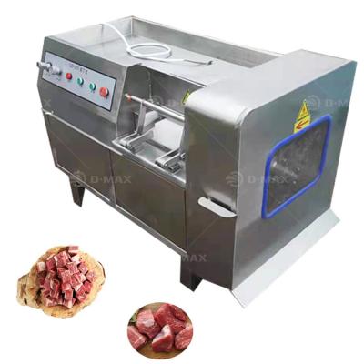 China 304 Stainless Steel Automatic Frozen Pork Dicing Machine for Beef and Pork Cubes for sale