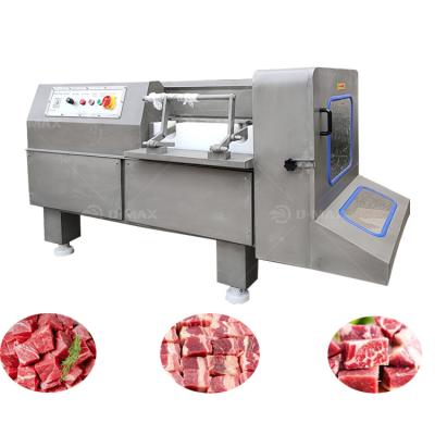 China Máquina de cortar carne de frango automática congelada em blocos cortados em blocos máquina de cortar carne em cubos para carne bovina à venda