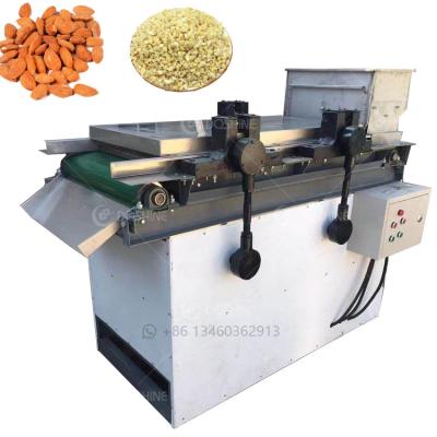 China Food Shop High Automation Nut Chopper Machine / Cashew Nut Crusher / Almond Shredder for sale