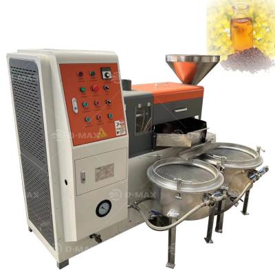 China Planta de producción de aceite comestible Presión en frío Presionador de aceite de palma con extractor de tornillo en venta