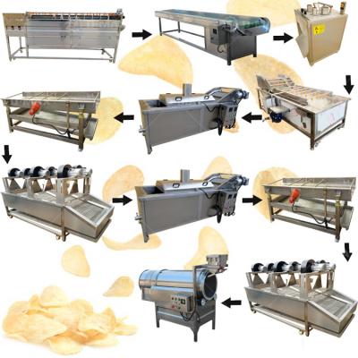 China 1.5kw Fully Automatic Fresh Frozen Chips Machine for Potato Chips Production Line for sale