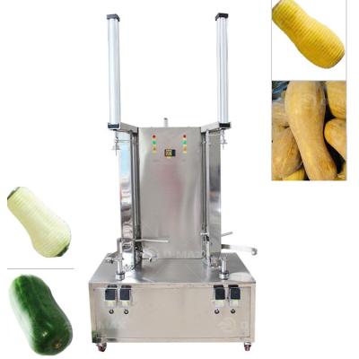 China Raw Material Fruit Double Heads Pineapple Peeler Machine for Vegetable Processing Plant for sale